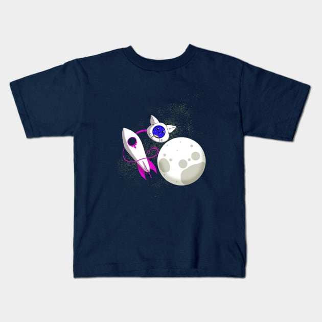 Space Bunn! The Final Bunntier Kids T-Shirt by mcgilltori